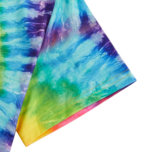 Camiseta Tie Dye Estilo Urbano, Holgada, con Hombros Caídos, Impresión Personalizada de Alta Calidad, Tejido de Punto Grueso de Secado Rápido para Hombre - Product Image 3