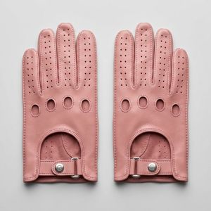 ถุงมือขับรถหนังแท้ ถุงมือขับรถหนังวัวคุณภาพสูง ถุงมือทำงานสำหรับฤดูหนาว ถุงมือขับรถสำหรับใช้งานกลางแจ้งทุกวัน - Product Image 5
