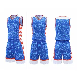 ชุดบาสเก็ตบอลแบบกำหนดเองสำหรับเด็ก ชุดกีฬากลางแจ้งสำหรับเด็กผู้ชาย ชุดบาสเก็ตบอลแบบไม่มีแขน - Product Image 5