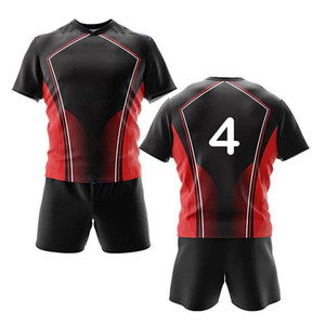 Uniformes Deportivos de Rugby Sublimados Digitales con Diseño Personalizado Excepcional, Conjuntos Cortos de Talla Grande, Secado Rápido y Transpirables para Práctica - Product Image 3