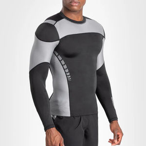 Camiseta Deportiva Transpirable Clásica de Manga Larga, Ajustada al Cuerpo, Camiseta de Compresión para Hombre, para Gimnasio, Entrenamiento, Fitness, Capa Base - Product Image 6