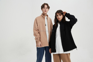 แจ็กเก็ตมีซิปมีฮู้ดสำหรับผู้ชายเสื้อแจ็คเก็ตผ้าฟลีซหนาใส่ได้ทั้งชายและหญิงดีไซน์ออกแบบได้ตามต้องการ - Product Image 5