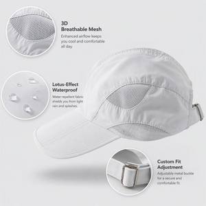 Gorra de Béisbol Blanca Personalizada con Logotipo Bordado, Gorra de Papá Ajustable, Unisex, Deportiva, Casual, para Protección Solar - Product Image 2