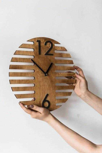 Natural Live Edge Wood <b>Clock</b> Wood <b>Clock</b> Wall Wood <b>Clock</b> - Product Image 3
