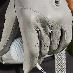 Golf <b>Glove</b> Reinforced Leather Palm Breathable Stretch Fabric Professional Golf outdoor Sports Activities anti-slip grip <b>moisture</b> - Product Image 5