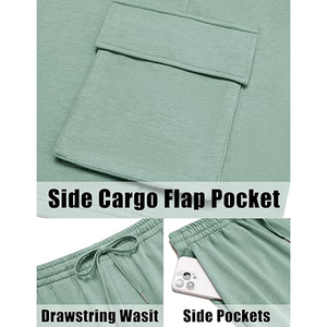 Men 2 Piece Set Manufacturer 220 GSM Cotton T Shirt Cargo Shorts Set Oversized Summer Casual OEM Custom Logo <b>Bulk</b> - Product Image 6