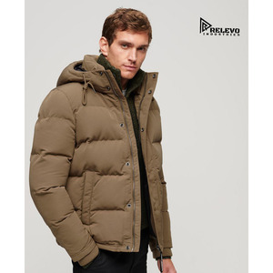 Peffer <b>Jacket</b> Faux Leather <b>Shearling</b> Collar Polyester Wadding <b>Men's</b> <b>Jacket</b> Leather Quilted Motorcycle-style <b>Men's</b> <b>Jackets</b> - Product Image 2
