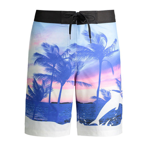 Nuevos Shorts de Playa para Hombre con Estampado de Palmeras, Secado Rápido, con Cintura Ajustable, Traje de Baño Cómodo, Tallas Grandes - Product Image 1