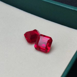 Square Emerald Cut Pigeon Blood Ruby Natural Red Gemstone Loose Ruby Stone For Fine Jewelry - Product Image 2