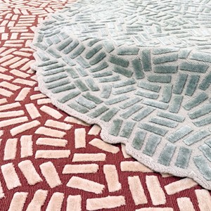 Modern Abstract Beige Textured Area Rug Hand Tufted Living Room Bedroom Soft Carpet Decorative <b>Floor</b> Mat Home Decor - Product Image 6