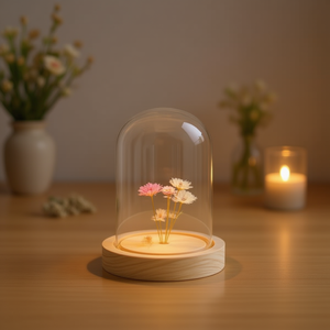 Domo Ilan con Base de 8x14.5 cm para Flores Preservadas - Product Image 2