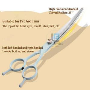 Ciseaux de toilettage pour animaux de compagnie en acier inoxydable de haute qualité, fabriqués au Pakistan, en stock, design simple, durables, écologiques - Product Image 2