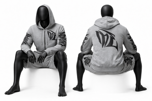 Ropa de Moda Masculina Hecha en Fábrica al por Mayor, Servicios OEM, Sudaderas con Cremallera de Algodón, Estilo Hip Hop, Conjuntos Deportivos - Product Image 6