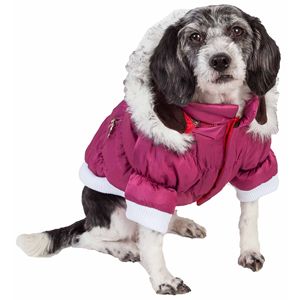 Cappotto Parka Metallico alla Moda per Animali Domestici, Abbigliamento Elegante per Animali - Product Image 2