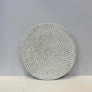 Luxury Eco-Friendly Doanket DKT69 Model Vietnam <b>Plate</b> Lining Round Rattan <b>Mat</b> Vietnam Made - Product Image 5