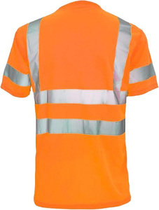 เสื้อกั๊กนิรภัยสะท้อนแสง Hi Vis มาตรฐาน ANSI Class 1 กันน้ำ สำหรับผู้ชาย รปภ. ชุดทำงาน ลดราคา ส่งเร็ว - Product Image 6