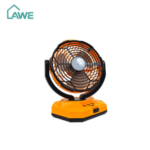 Ventilador Compacto para Camping con Control Remoto, Iluminación LED y Energía Recargable para Viajes al Aire Libre, Ventilador de Mesa Portátil - Product Image 1