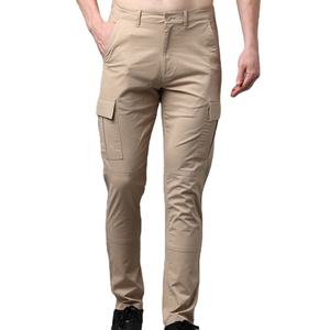 กางเกงวอร์มขายาวผู้ชาย กางเกงวอร์มขากว้างทรงตรงลำลอง ผ้าแคนวาส มีกระเป๋า กางเกงจ็อกเกอร์ กางเกงออกกำลังกาย - Product Image 1