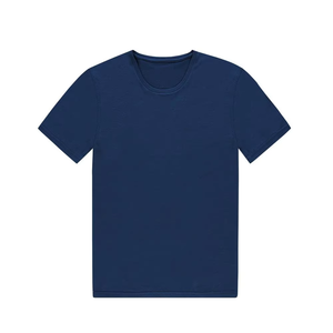 T-shirt en laine mérinos pour homme, col rond, décontracté, personnalisé par l'usine Solarwool - Product Image 3