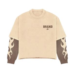 Nouveauté, ensemble de jogging sur mesure en 2 pièces, survêtement pour homme, sweat-shirts de haute qualité avec pantalon de survêtement évasé, ensemble pour homme - Product Image 3