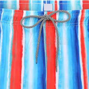 Shorts de bain décontractés pour hommes - Taille mi-haute, respirants, séchage rapide, tissu écologique en coton/polyester - Product Image 6