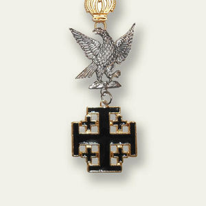 Nouvelle croix rouge maçonnique de Constantine, bijou de poitrine de qualité supérieure, sur mesure, bijoux de poitrine de qualité supérieure. - Product Image 3