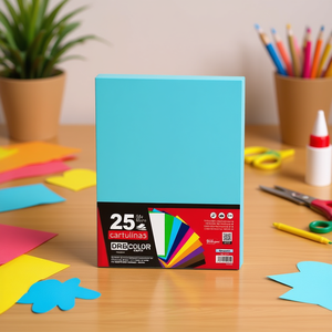 กระดาษคราฟท์สีฟ้าอ่อน 50*65 ซม. สำหรับงานประดิษฐ์ - Product Image 2