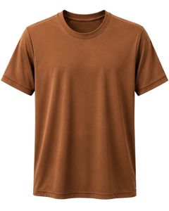 T-shirt de sport marron personnalisé pour homme, séchage rapide, respirant, léger, pour la gym, la course, le fitness et l'entraînement - Product Image 1