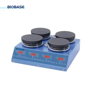 Agitatore magnetico multiposizione BIOBASE China 524G 3L * 4 agitatore magnetico riscaldato a liquido