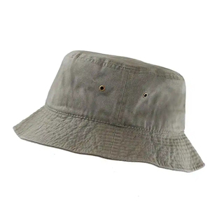 Casquettes et chapeaux d'été unis, cousus à la machine, en tissu denim, avec broderie de logo personnalisé - Product Image 4