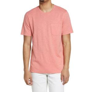 T-shirt classique pour homme de qualité supérieure, col rond, fabriqué en coton doux, coutures solides, grandes tailles, t-shirt personnalisé pour homme. - Product Image 5