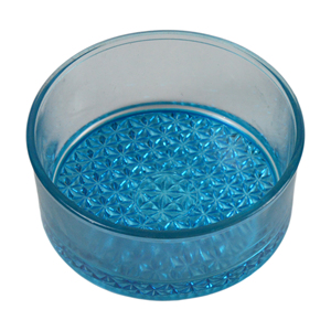 Support de bougie en verre argenté design, chariot en métal moderne pour bougies chauffe-plat, fait main, résistant à la chaleur, décoration d'intérieur pour mariage - Product Image 5