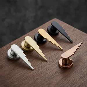 Premium Heavy Duty Stainless Steel Door <b>Handle</b> Set CP Antique Gold Z Black Two Tone PVD Finish Modern Lever <b>Handle</b> Doors - Product Image 4