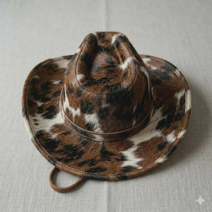 Genuine Leather <b>Western</b> Style Manufacturer Fashion Cowgirl <b>Hat</b> Premium Felt Wide Brim Wholesale Supplier Handmade Cowgirl <b>Hat</b> - Product Image 5