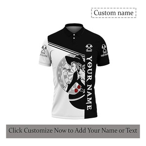 Camisetas de Dardos Personalizadas para Hombre 2025, Jersey de Dardos Tipo Polo Personalizado, Ropa Deportiva Sublimada, Camiseta de Entrenamiento, Camisetas de Dardos Tipo Polo - Product Image 6