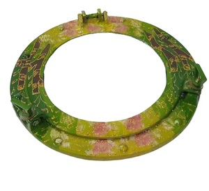 Espejo de Pared con Marco de Aluminio Fundido a Mano, Estilo Pirata, con Diseño de Ojo de Buey de Barco Náutico Verde, para Baño, Sala de Estar, Decoración Costera - Product Image 1