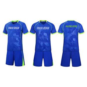 Ensemble de maillots de football pour hommes à col en V, jaune et noir, imprimé numérique, manches courtes, évacuation de l'humidité, 100 % polyester, coupe athlétique, tenue d'équipe - Product Image 2