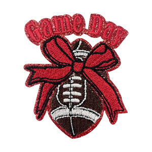 Écusson brodé personnalisé en usine, logo de marque, applique en tissu thermocollante pour vêtements, chapeaux, sacs, cœur, fleur, feutre, DIY - Product Image 3