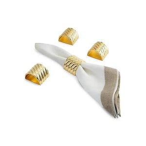Trendy Stainless Steel Silver Plated Wedding Banquet Decorations Napkin Ring <b>Table</b> Decoration Accessories Napkin Holder - Product Image 6