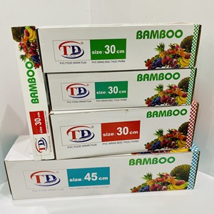 Custom printed Supplier High Quality PVC Cling Film for Food Plastic Cling Film Food Wrap with <b>Cutter</b> Stretch Eco-friendly 10mic - Product Image 2