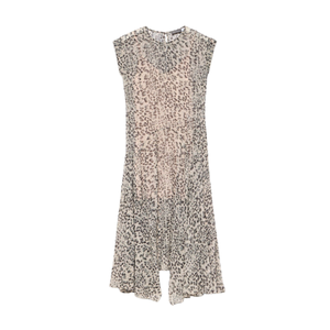 Vestido Midi de Algodón Estampado para Mujer, Uso Diario - Product Image 4