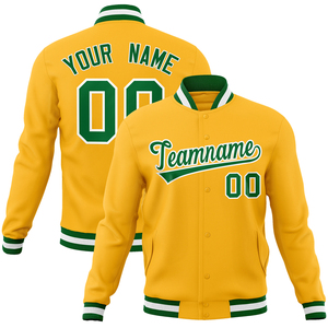 Custom Luxury Black Leather Varsity Jacket for Men with Stand Collar Waterproof & Breathable Front Logo - Product Image 2