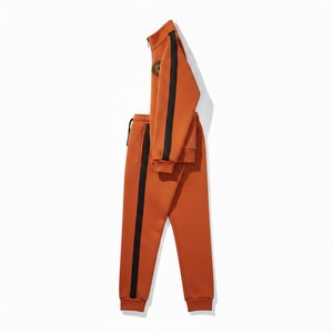 Chándal de Algodón Ecológico Personalizado con Logotipo, de Alta Calidad, Ligero, para Hombre, Talla Grande, Cortavientos, Transpirable, con Bloques de Color - Product Image 5