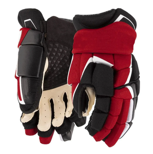 Guantes de hockey sobre hielo al por mayor hechos con acolchado reforzado y forro transpirable que garantizan comodidad y seguridad durante la práctica intensa - Product Image 1