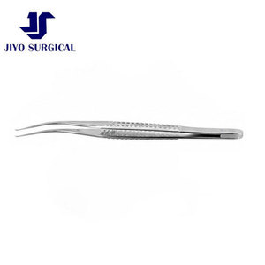 Premium Troutman-Barraquer Colibri Corneal Forceps 2 7/8 Inch with 0.12 mm 1x2 <b>Teeth</b> at 45° Angle Flat Handle Ophthalmic tool - Product Image 5