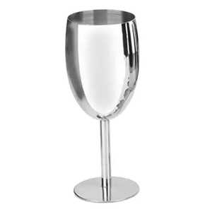 Stainless Steel Short Stemmed Wine Glass Metal Champagne Goblet Durable Tasting Chalice Cocktail <b>Cup</b> Bar Drinkware - Product Image 5