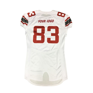 Camiseta de Fútbol Deportiva Personalizada de Alto Rendimiento para Equipos Competitivos, 100% Poliéster, Ligera, Transpirable, Cuello en V - Product Image 1