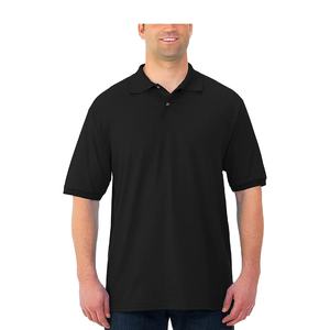 Polo para hombre personalizado al por mayor ajustado informal de algodón y poliéster con diseño transpirable y logotipo personalizado - Product Image 1