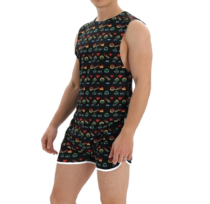 Conjunto de Camiseta y Pantalones Cortos Reversibles de Boxeo en Oferta, para Kickboxing, Ejercicio, Deportes de Combate, Entrenamiento, Uniformes para Hombres y Mujeres - Product Image 3
