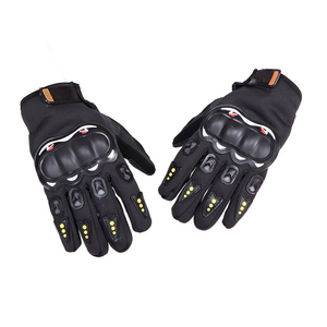 Promotion : Gants de course pour hommes en cuir véritable, respirants, imperméables, à doigts entiers, dernier style, motocross, moto, logo personnalisé - Product Image 4